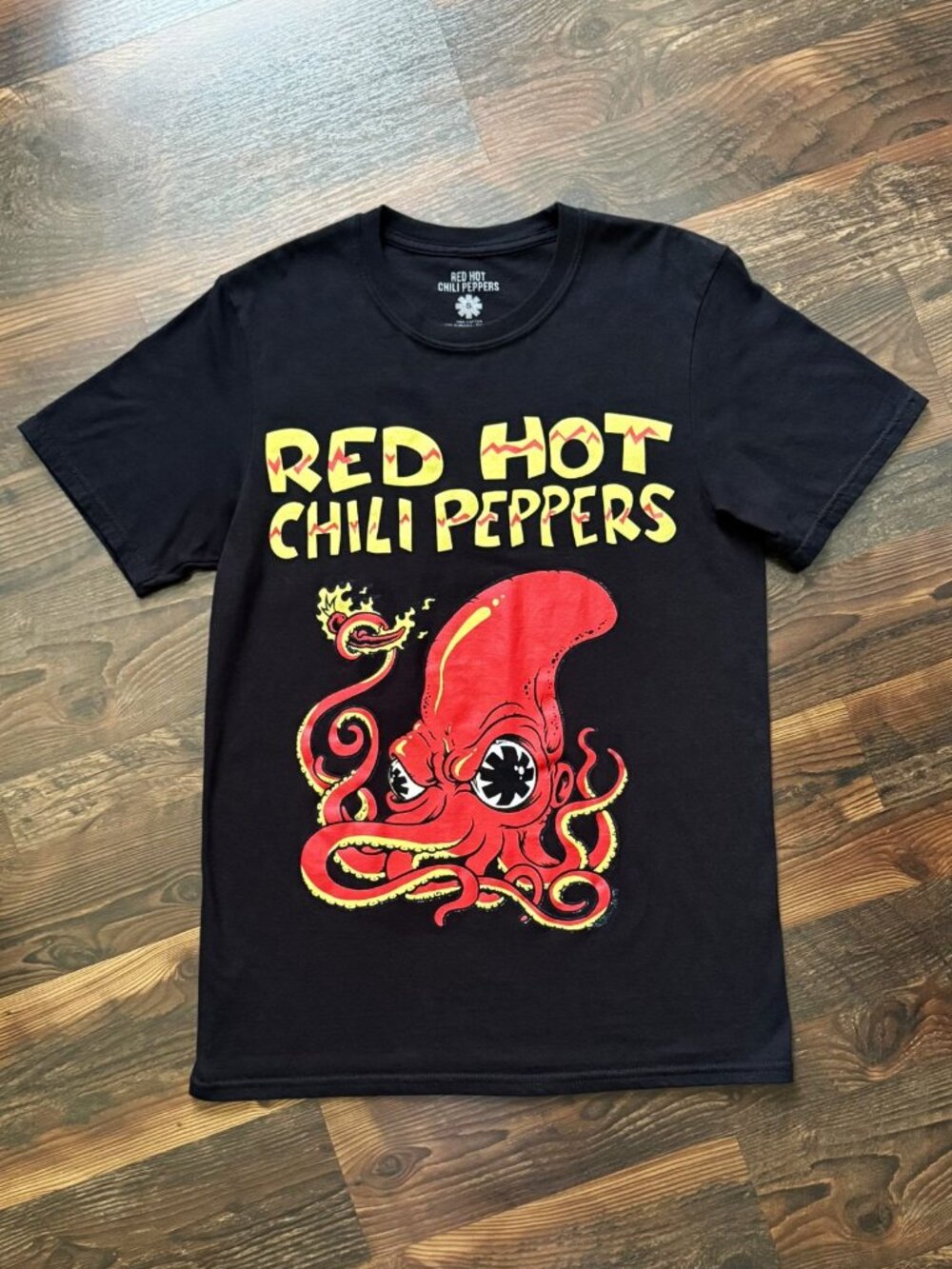 Red Hot Red Hot Chili Peppers Octopus/Fire Squid T-Shirt